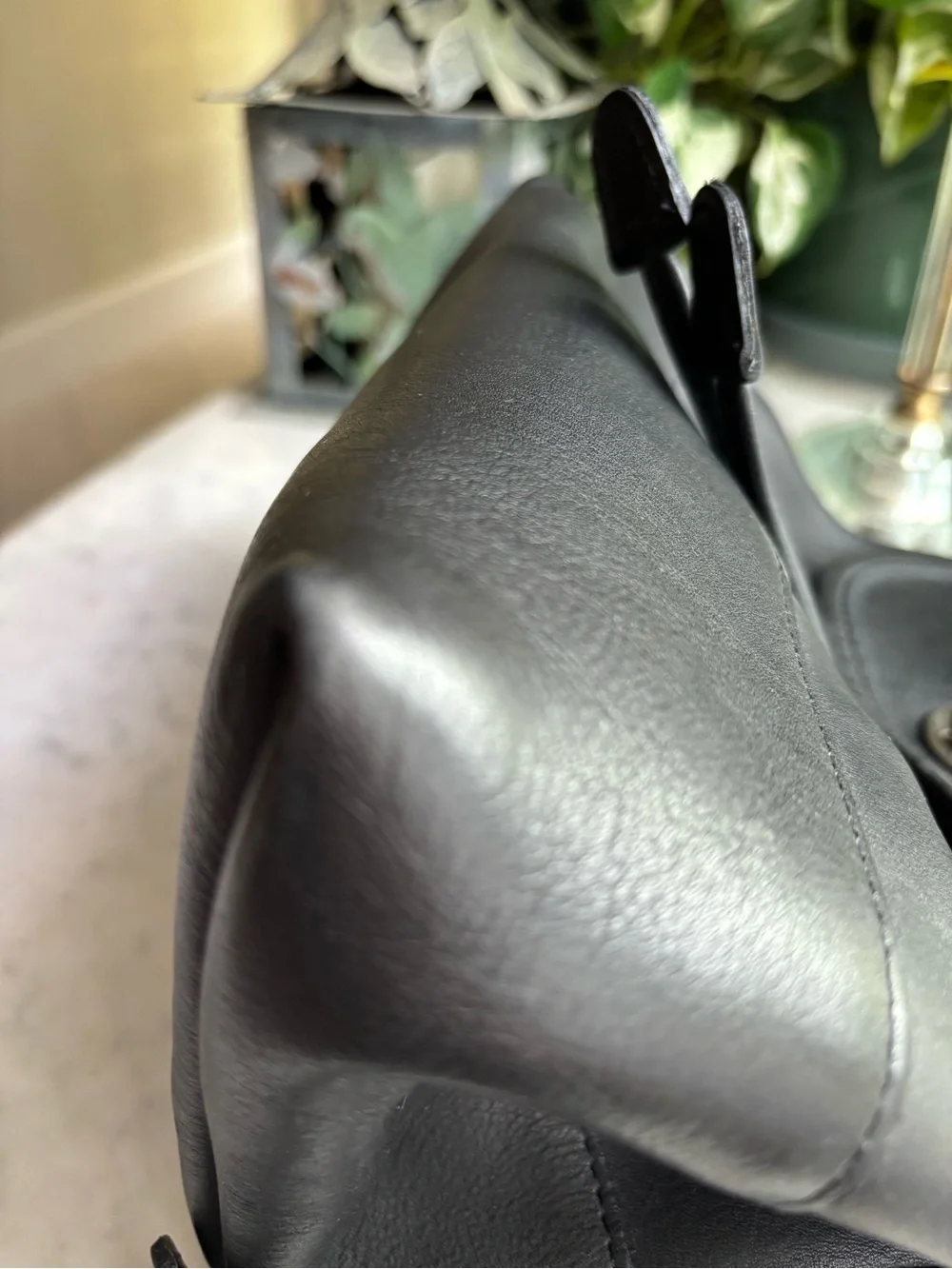 Vintage Coach Backpack Daypack with Nickel Hardware